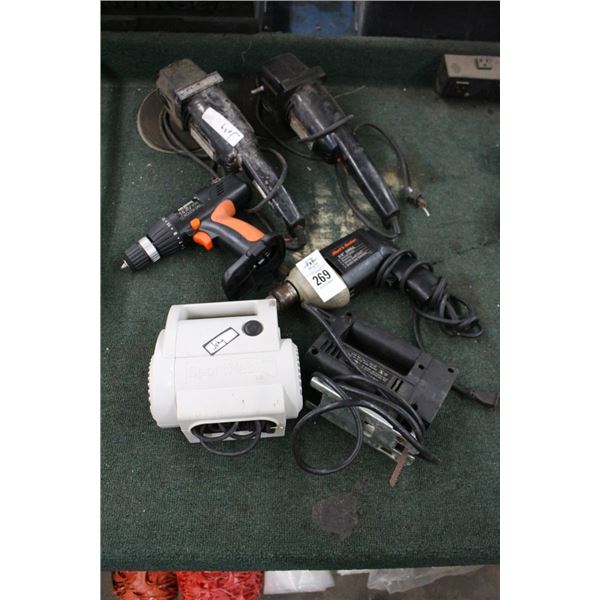 Nebulizer, Electric Jigsaw, Drills, Buffers