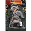 Image 1 : 4-Ridgid/Ryobi/B & D Electric Circular Saws - 4 X $