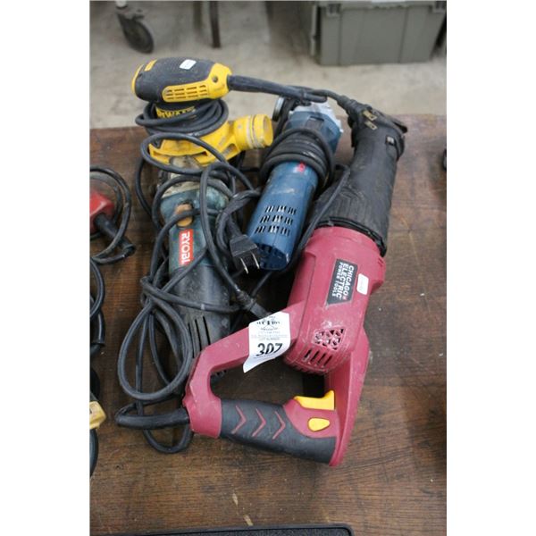 Dewalt Electric Orbital Sander, Ryobi Grinders, Chicago Sawzall
