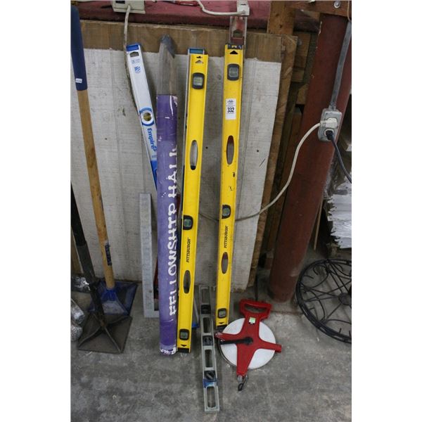 Levels,  330 FT  Tape Measure