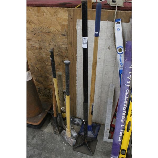 Hand Tampers, Sledge Hammers, Pixes