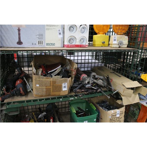 Chaulk Guns, Accessories on Shelf