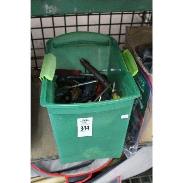 Bin w/Hand Tools