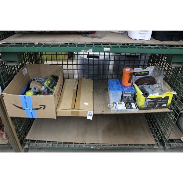Hardware, Tool Accessories on Shelf