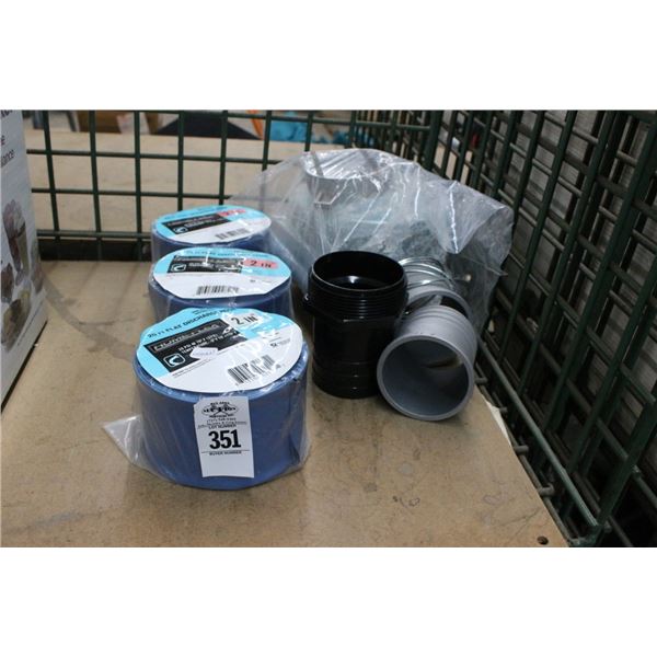 25 FT  Discharge Hose 3, Fittings