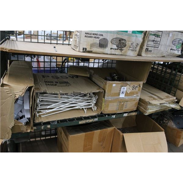 Asst. Peg Hooks, Merchandising Accessories - 3 Shelves