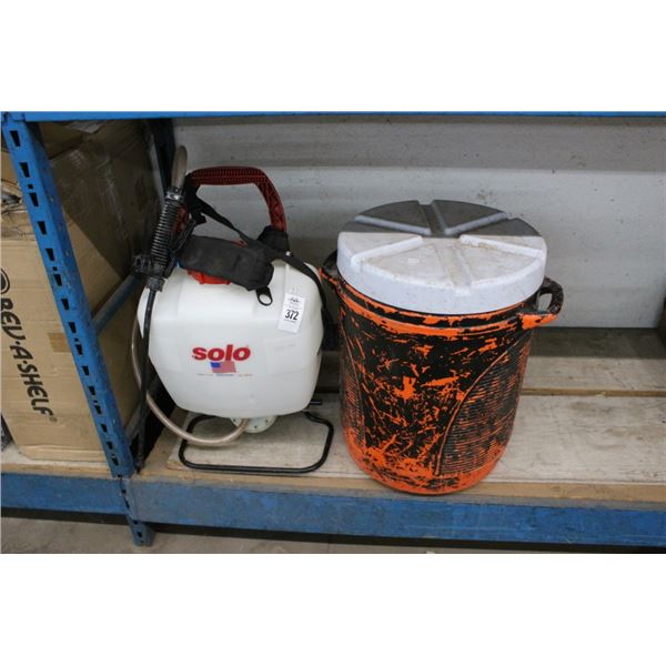Solo Backpack Sprayer w/Water Cooler