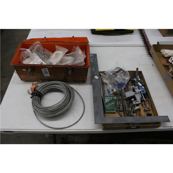 Toolbox w/Flex Conduit, Wire Rope