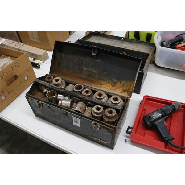 Heavy Duty Sockets, Rotary Hammer Bits - 2 Boxes