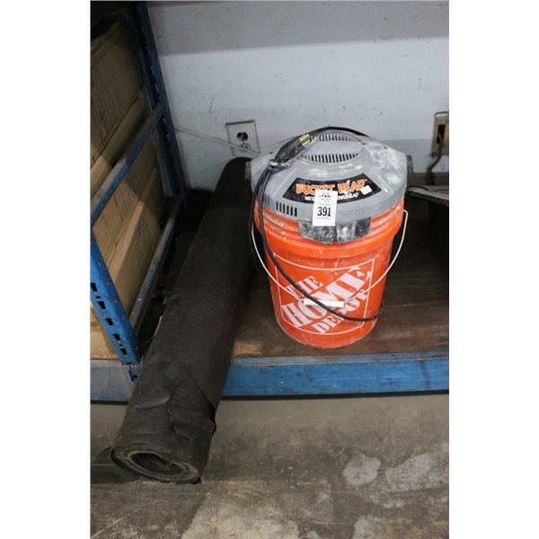 HD Bucket Head Shop Vac, Roof Paper