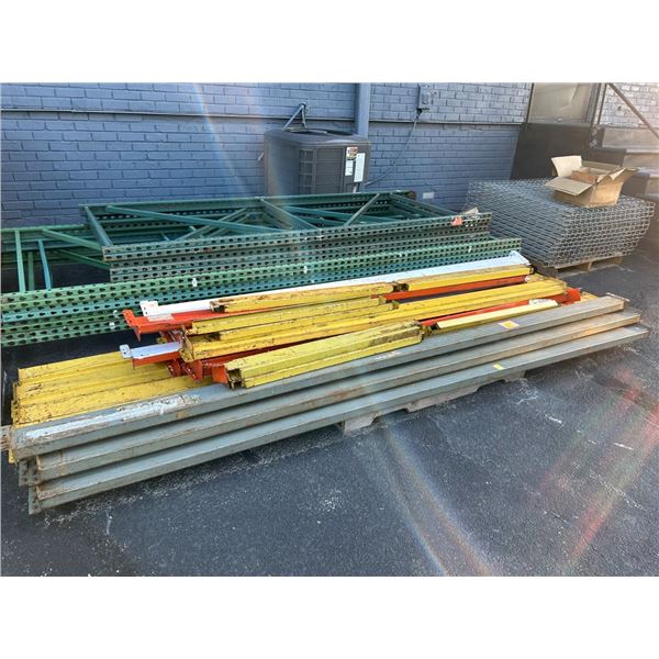 Pallet Racking 7 Asst. UPS,  22C/B  w/Waterfall Decking