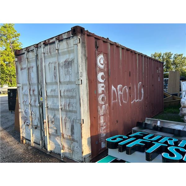 20'  X  8'  X  8'  Shipping Container w/Some Shelving