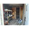 Image 3 : 20'  X  8'  X  8'  Shipping Container w/Some Shelving