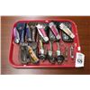 Image 1 : 12-Custom Pocket Knife w/Sheath - 12 X $