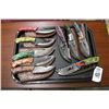 Image 1 : 9-Custom Knife w/Sheath - 9 X $