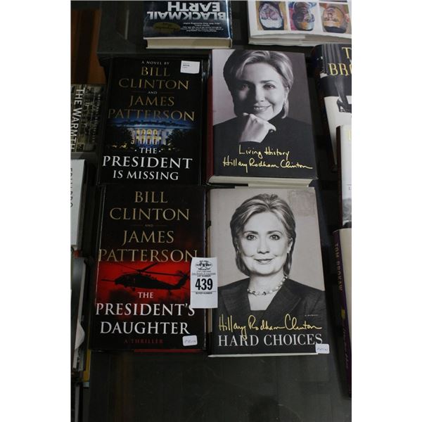 Bill Hillary Clinton Autographed Books - 4