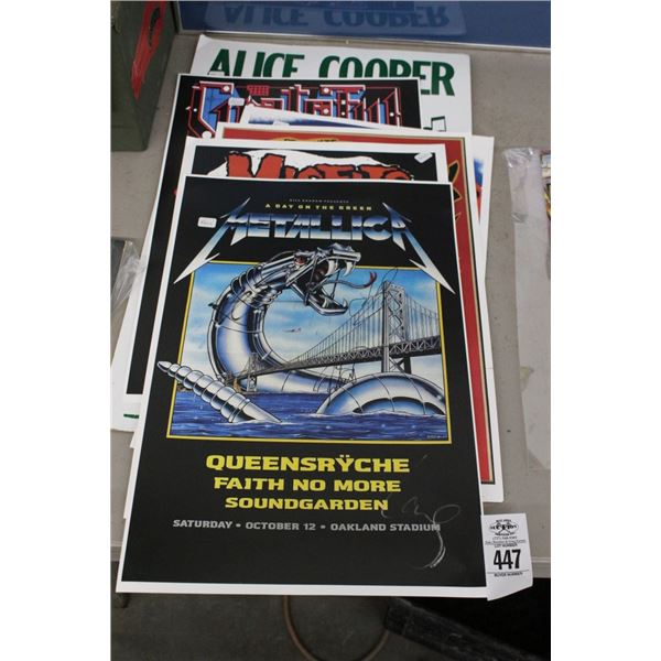 Queens/Jimmy Hendrix/Allman Brothers/Grateful Dead/Alice Coopers Promotions -