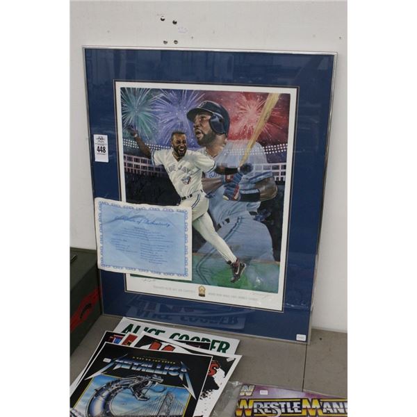 Joe Carter Toronto Blue Jays Autographed World Series Memorabilia w/COA