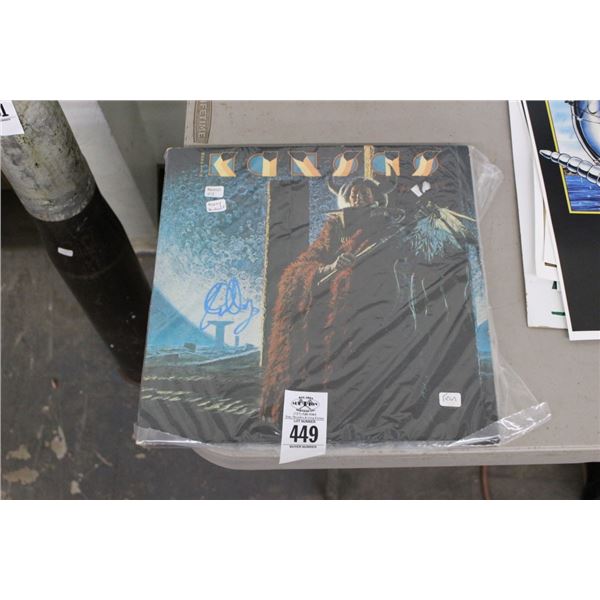 Robby Steinhardt Autographed Album Cover