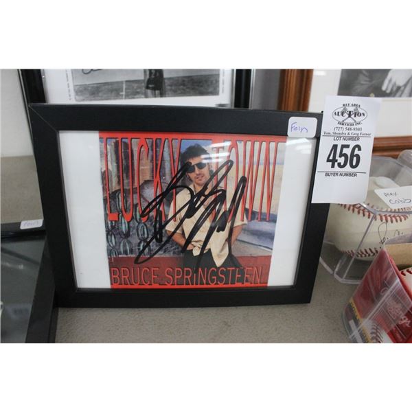 Bruce Springsteen Autographed CD Cover