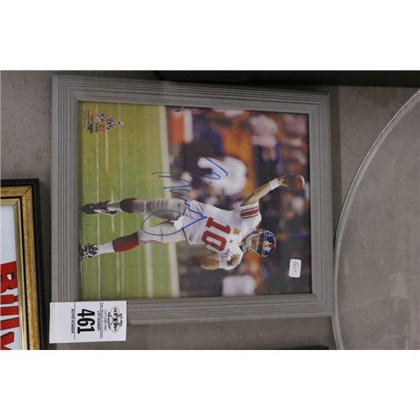 Eli Manning Framed Autographed Photo