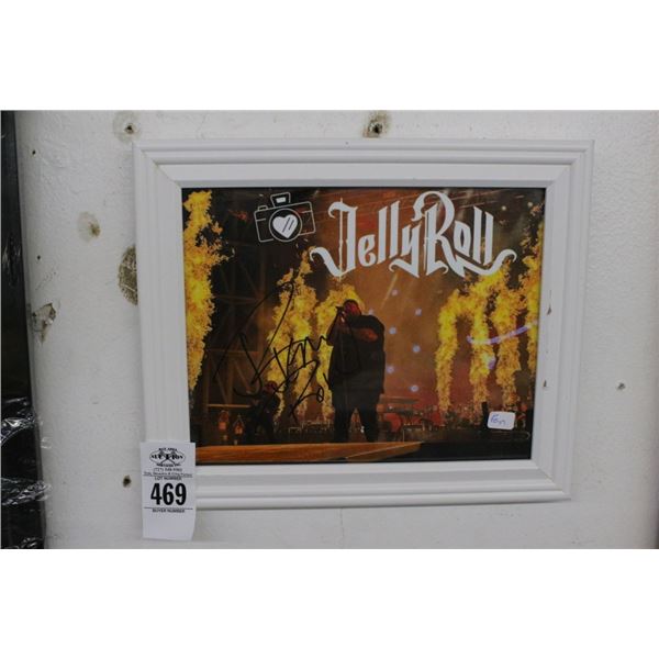 Jelly Roll Autographed Framed Photo