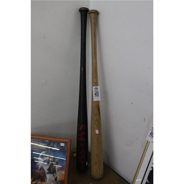 Vintage Wooden Baseball Bats - 2