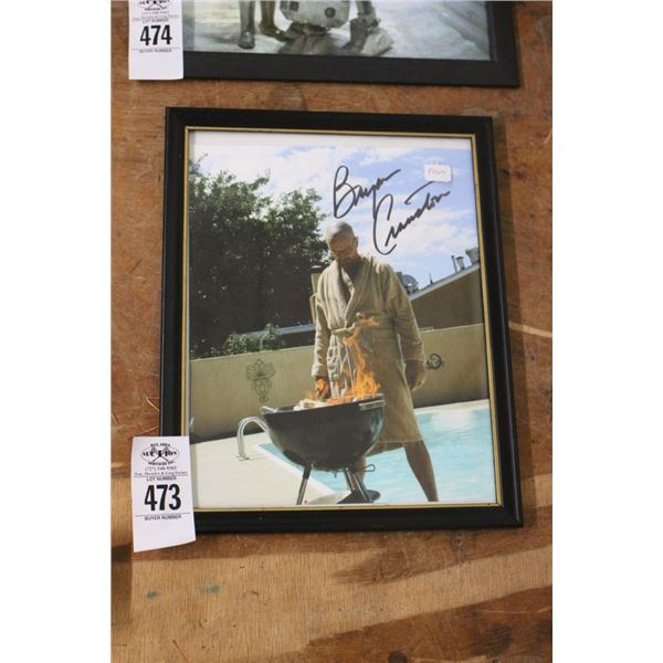 Brian Cranston Autographed Framed Photo - Breaking Bad