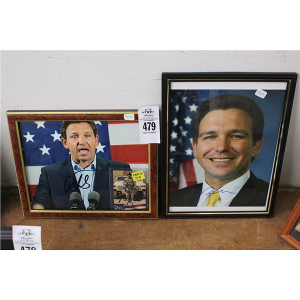 Ron Desantis Autographed Photos - 3