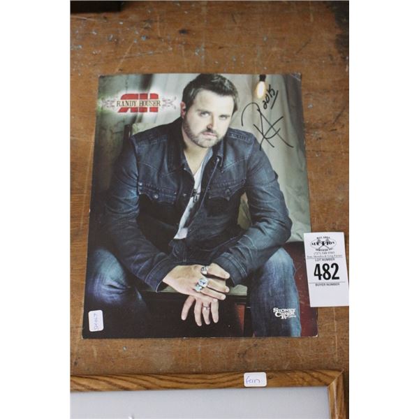 Randy Houser Autogaraphed Photo