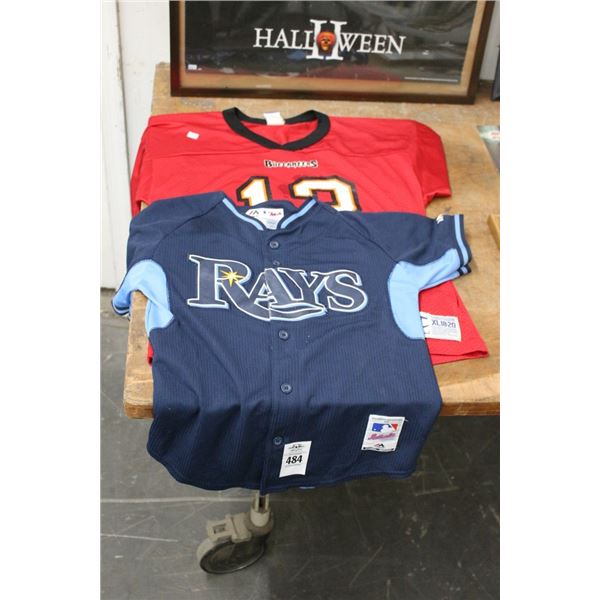 Rays (Kurmier) /Bucs (Dilfer) Jerseys - 2