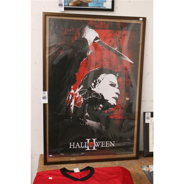 Mike Myers Autographed Halloween Promotional Poster