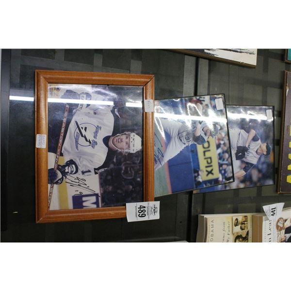 TB Lightening Brad Richards/Johnny Gomez, Scott Kasmier TB Rays Autographed Photos -3