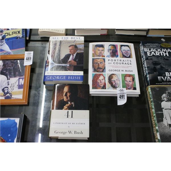 George/W/Bush Autographed Books - 3