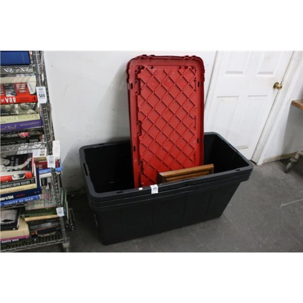 Large Lidded Storage Totes - 3