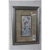 Image 1 : Framed Floral Watercolor Wall Art - 15"  X  20"