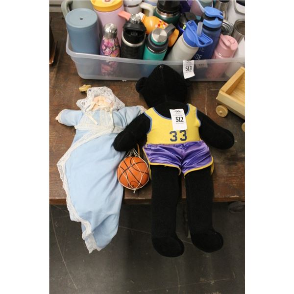 Cabbage Patch Baby, Kareem Abdul Jabar Plush Toy