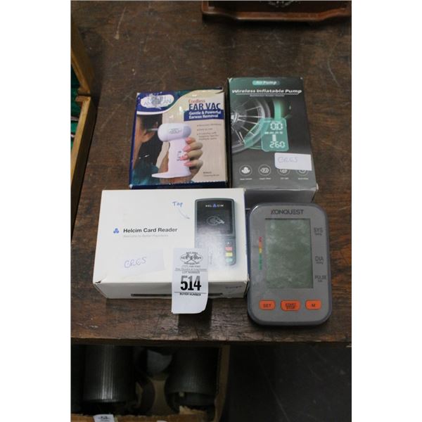 Wireless Inflatable Pump, Cordless Ear Vac, Card Reader, Other