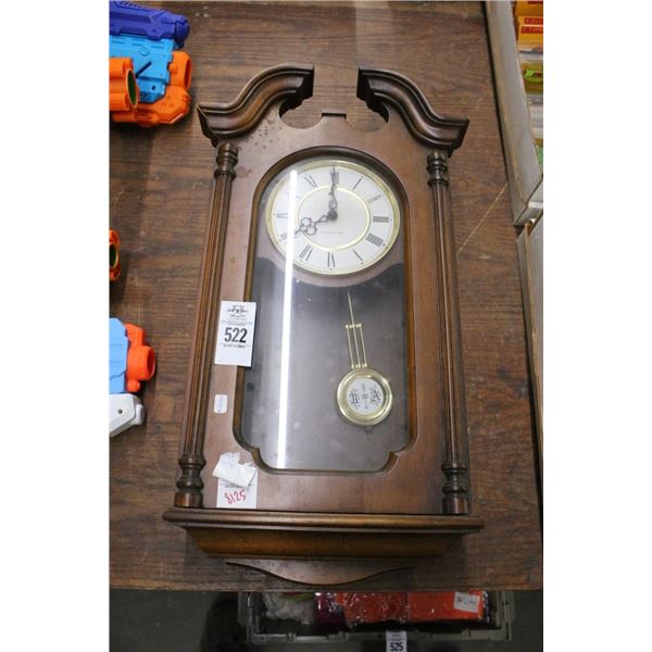Howard Miller Pendulum Wall Clock - Missing Finial