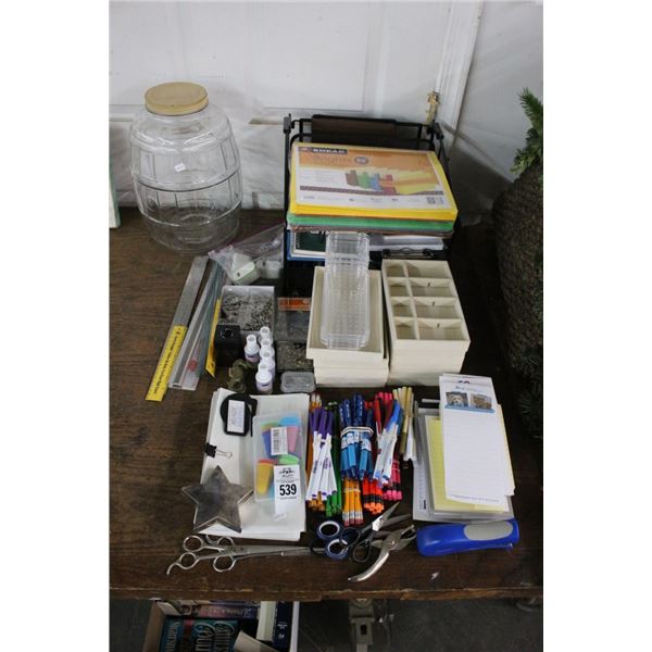 Craft Items, Office Supplies, Organizers