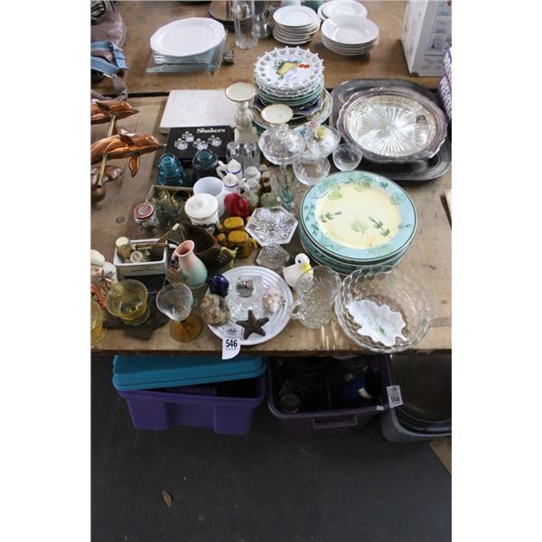 Shakers, Insulators, Figurines, Dishes, Décor