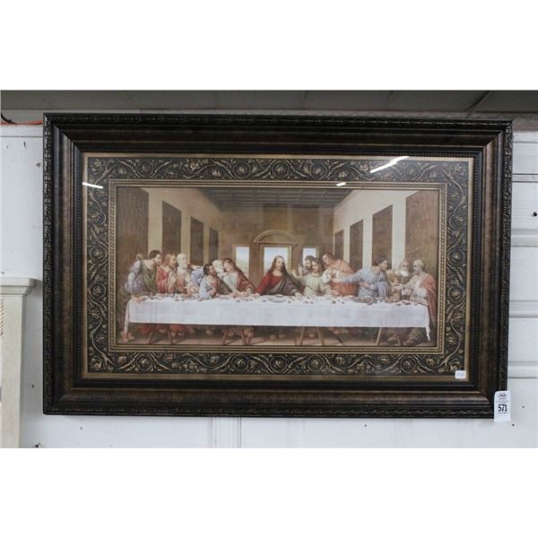 Framed Wall Art - Last Supper - 24"  X  36"