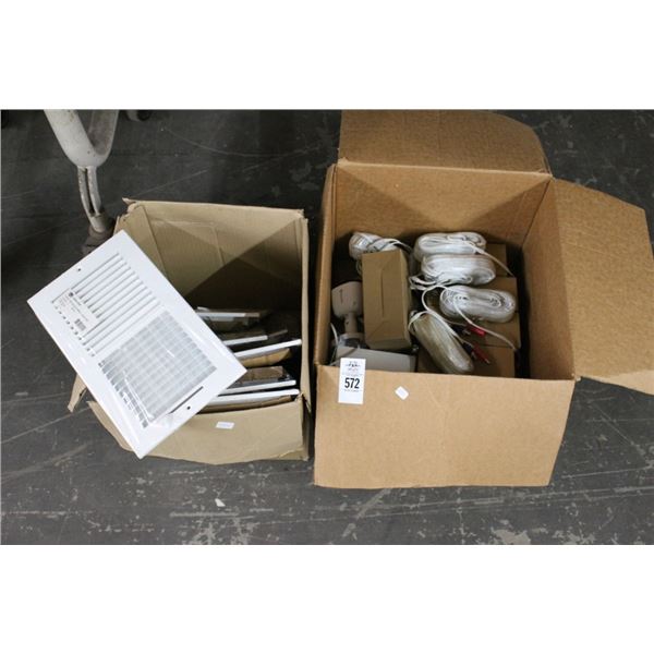 A/C Vents, Security Camera, Cables