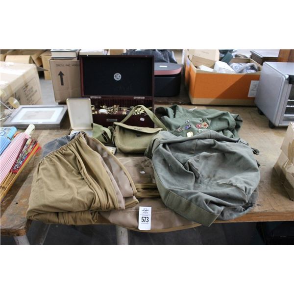 Metals, Pins, Brass Miniatures, Stoage Box, Military Garb