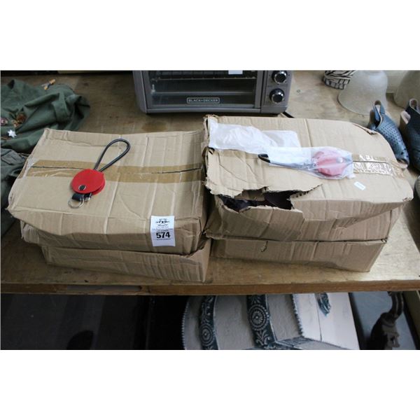 Portable Charging Cables for Keychain - 4 Boxes