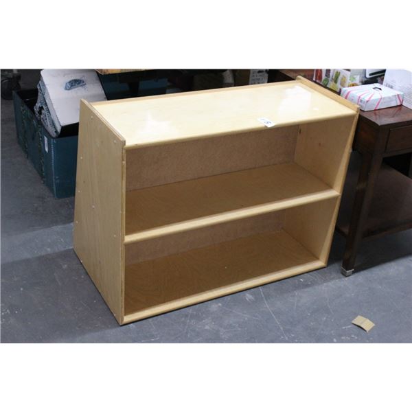 Light Oak Bookshelf/Merchandiser
