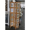Image 1 : Photo Frame 3 Panel Privacy Screen