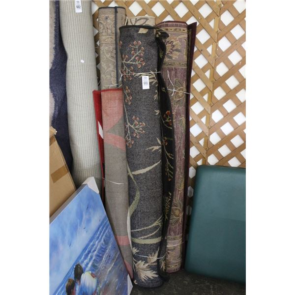 5-Asst. Smallish Area Rug - 5 X $