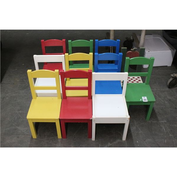 Child Painted Chairs - 11