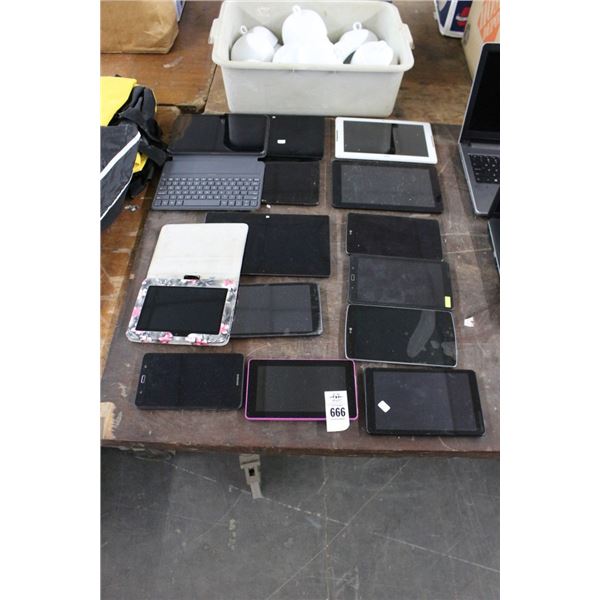 Asst. Tablets 14 - Condition Unknown - No Adapters